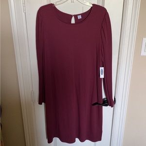 NWT Bergundy Old Navy Women's Dress size: XL